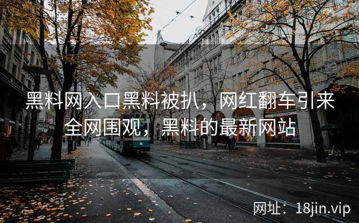 黑料网入口黑料被扒，网红翻车引来全网围观，黑料的最新网站